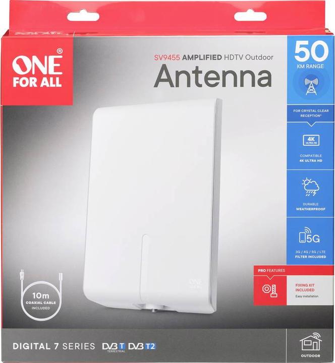 Actual product image One for All Joete (Flat antenna, DVB-T / -T2)