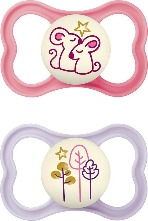 Produktbild MAM AirNight Sili 6-16 pink2St (2 x, 6 - 16 Monate)
