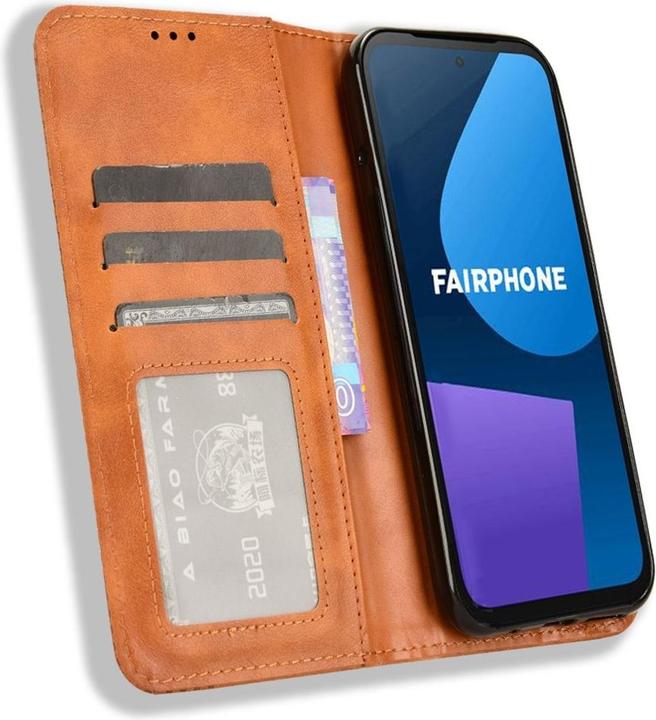 Produktbild Amazon Hülle für Fairphone 5 Schutz Handy Case Cover Klapp Tasche Wallet Etuis Bumper