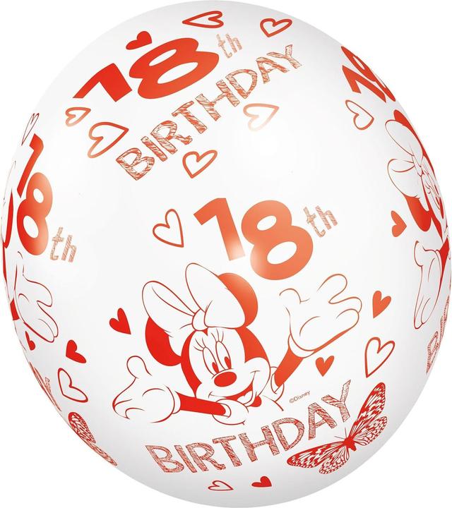 Immagine prodotto Disney Palloncini in lattice Minnie Mouse 18° (confezione da 5)
