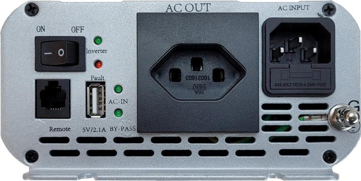 Actual product image Noqon NSC512 500W/12V Sine Wave Inverter with Charger, NVS and UPS Function