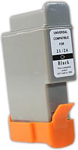 Produktbild Inkadoo Druckerpatronen kompatibel zu Canon 6881A002 / BCI-24BK Tintenpatrone, schwarz Schwarz (BK)