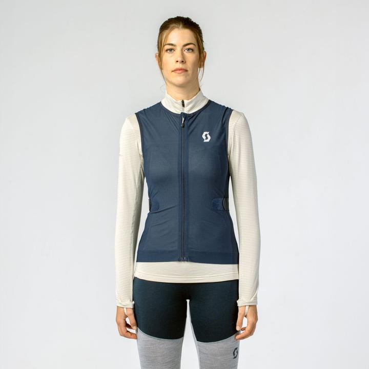 Image du produit Scott Sports Gilet pour femme Scott Airflow Fresh Green/Dark Blue (M, Protection dorsale)