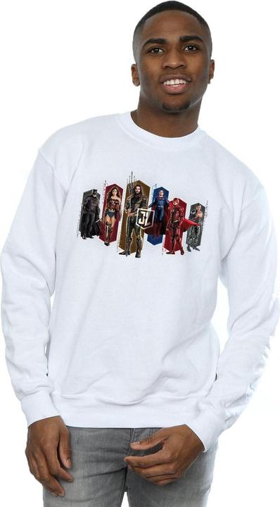 Produktbild Justice League Movie Team Hexagons Sweatshirt (S)
