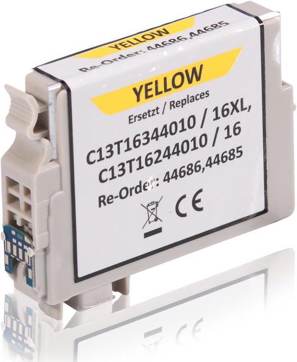Produktbild Inkadoo Druckerpatronen kompatibel zu Epson C13T16344010 / 16XL Tintenpatrone, gelb Gelb (Y)