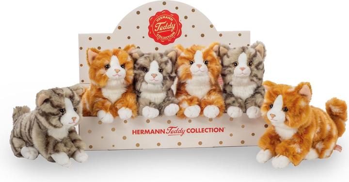 Actual product image Teddy Hermann Cats 2-coloured assorted 18 cm (18 cm)