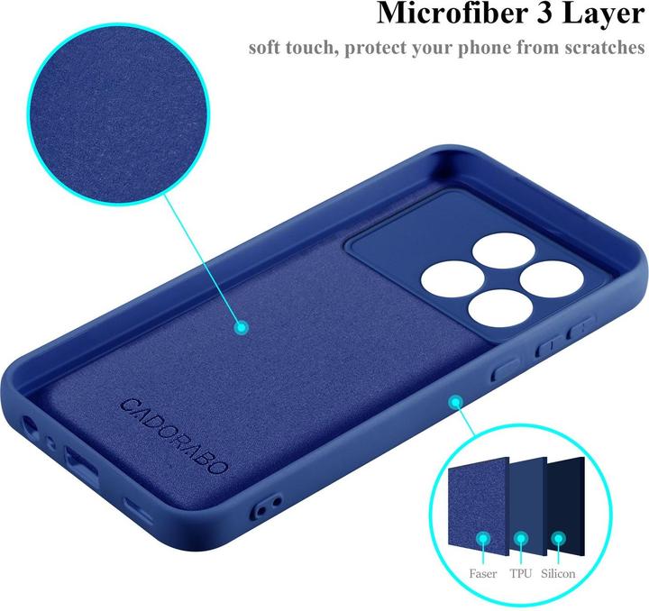 Produktbild Cadorabo Hülle für Xiaomi Poco X6 Pro TPU im Liquid Schutz Silikon Design (Xiaomi Poco X6 Pro)