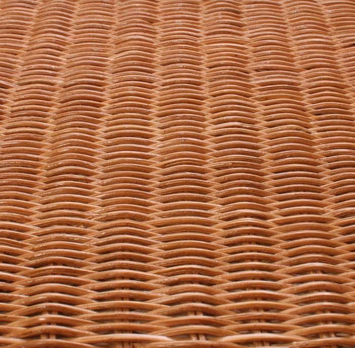 Image du produit Swisshandel24 Coffre de rangement Banc en rotin avec coussin 88cm - couleur miel (88 cm)