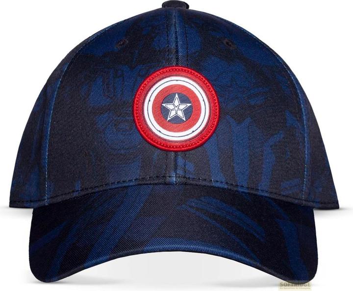 Immagine prodotto Difuzed Capitan America - Cappellino regolabile AOP (Taglia unica)