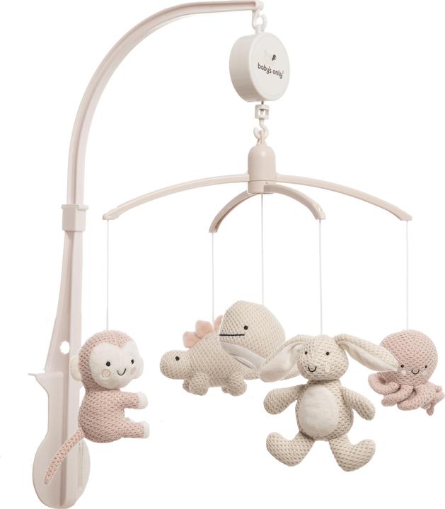 Image du produit Baby's only Appareil mobile musical, Animaux - Rose/ Warm Linen