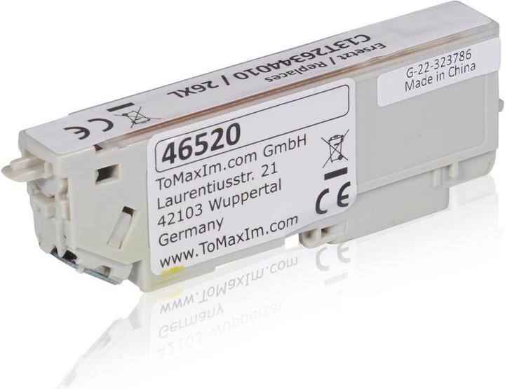 Produktbild Inkadoo Druckerpatronen kompatibel zu Epson C13T26344010 / 26XL Tintenpatrone, gelb Gelb (Y)