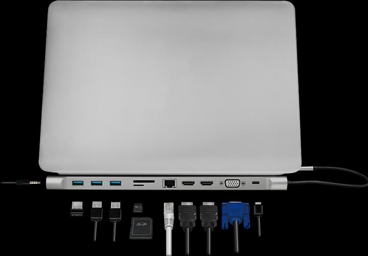 Produktbild LogiLink UA0373 (USB-C, 11 Ports)