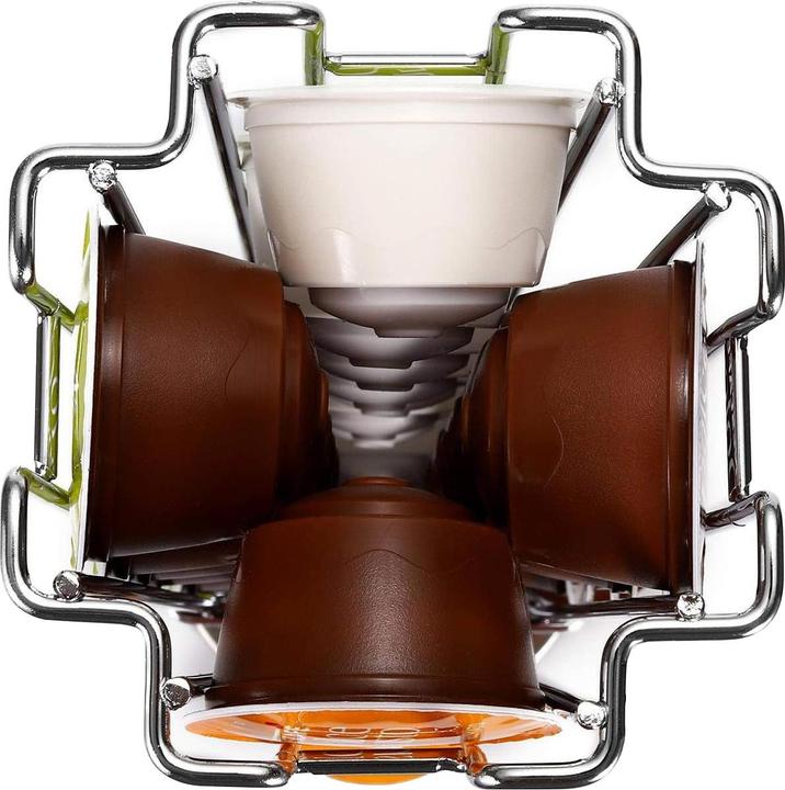 Produktbild Cheffinger Dolce Gusto Tour Élancé 360° drehbarer Spender aus Metall für 32 Kapseln.