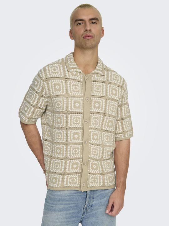 Actual product image Only & Sons ONSBART Gestricktes Polo-Hemd Polo (L)
