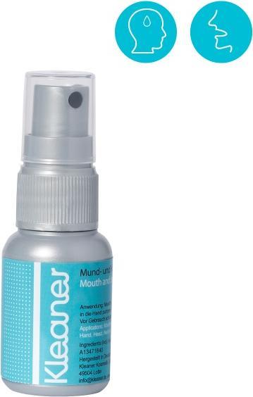 Kleaner Flasche mit Spray (30 ml, Mundspülung)