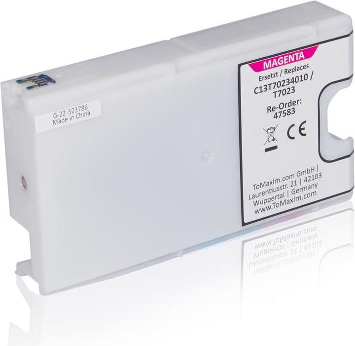 Immagine prodotto Inkadoo Cartucce d'inchiostro compatibili con Epson C13T70234010 / T7023 XL, magenta Magenta (M)