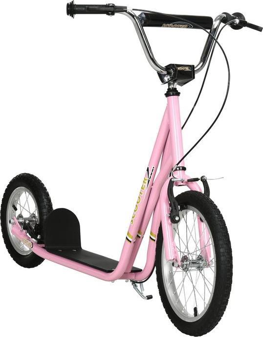 Produktbild Swisshandel24 Kinderroller mit Bremsen 16/12 Zoll Scooter Tretroller Cityroller Kinder Roller Kickboard für 5+ Jah