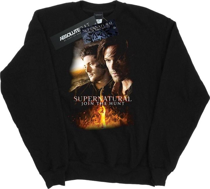 Supernatural Flaming Poster Sweatshirt