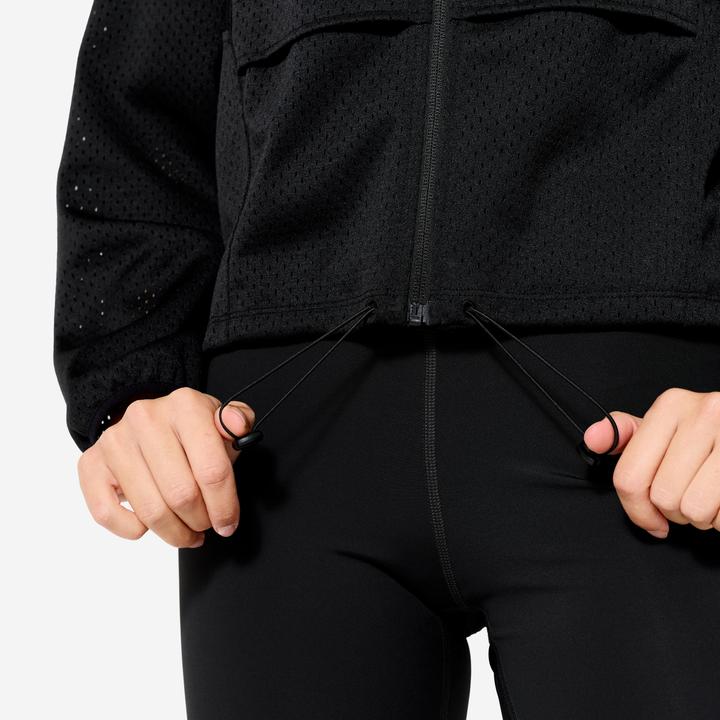 Produktbild Domyos Trainingsjacke Damen perforiert - Light schwarz (XL)