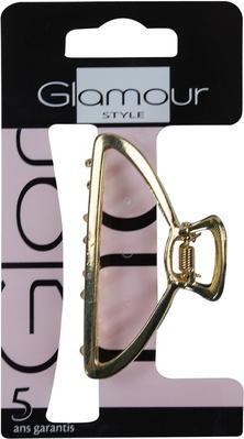 Glamour Hair Buckle With Hollow Center Small Gold (1 Stk.)