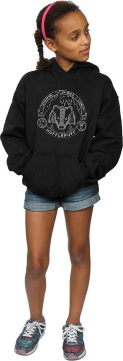 Actual product image Girls Hufflepuff Seal Hoodie (152, 158)