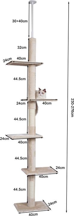 Produktbild Fudajo Kratzbaum (27.60 cm, Beige)