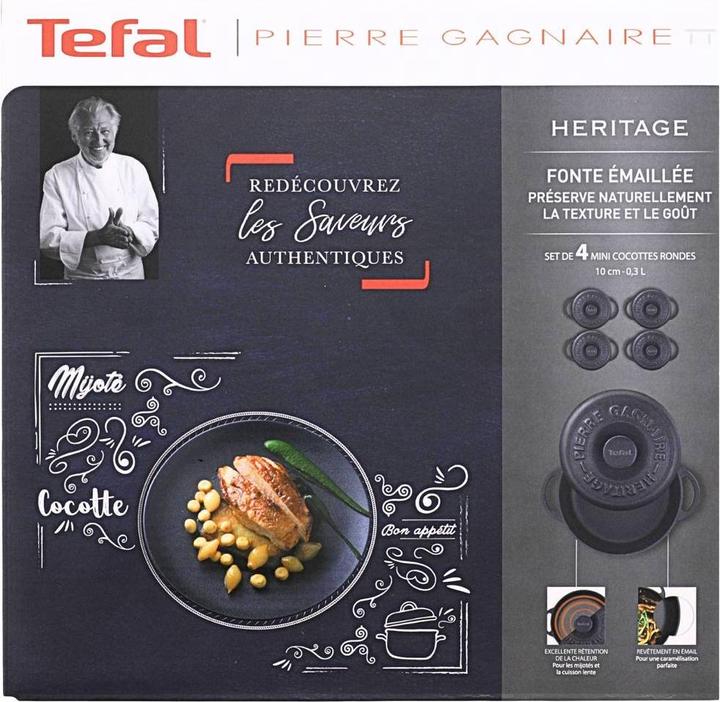 Produktbild Tefal Pierre Gagnaire Heritage Topfset (Pfannenset + Topfset, Gusseisen)