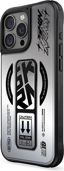 Actual product image Skinarma case Kira Kobai iPhone 16 Pro Max 6.9" Magnetic Charging Grip Stand chrome (Apple iPhone 16 Pro Max)