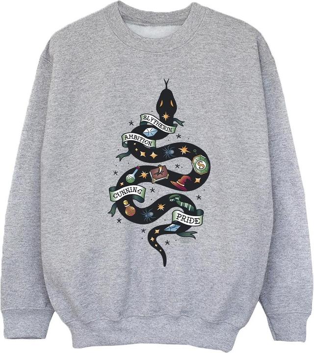 Immagine prodotto Slytherin Sketch Felpa Ragazze (152, 158)