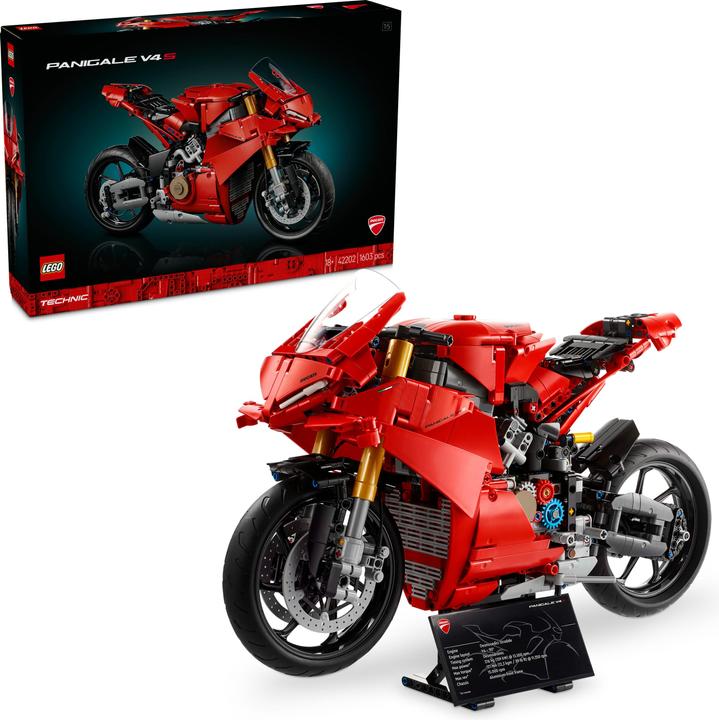 Actual product image LEGO Ducati Panigale V4 S Motorrad (42202, LEGO Technic)