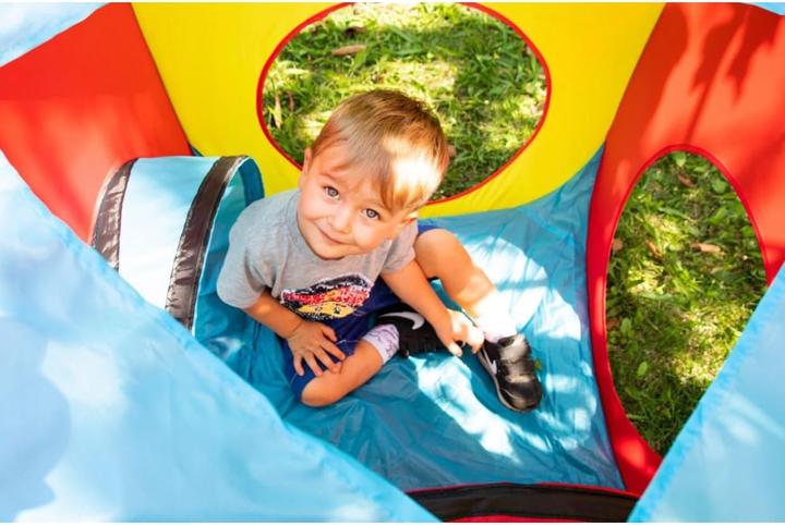 Actual product image Kruzzel 3-piece pop-up children's play tent with tunnel
