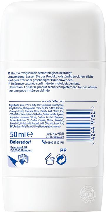 Immagine prodotto NIVEA Derma Dry Control Stick (Stick, 50 ml)