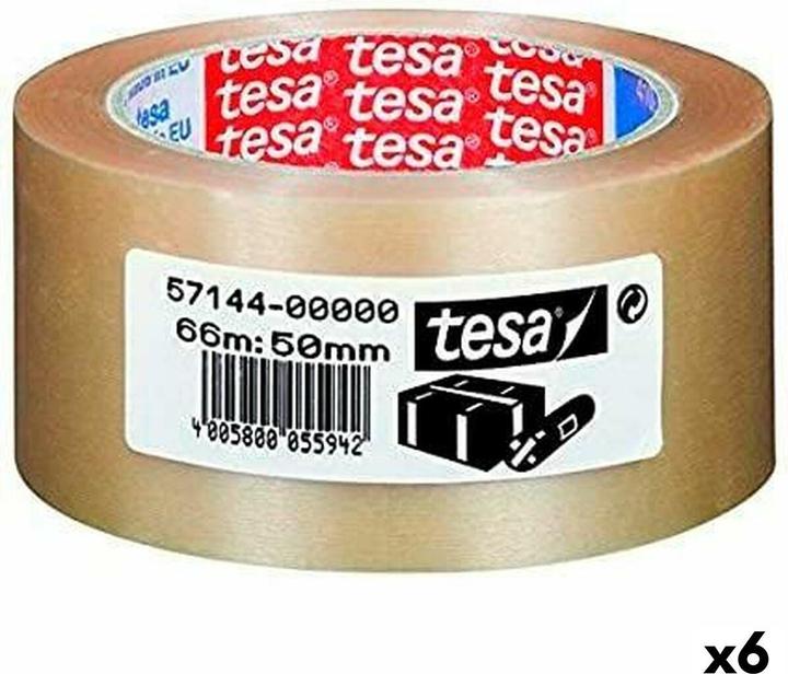 Immagine prodotto tesa tesapack Nastro per pacchi ULTRA STRONG - Nastro da imballaggio in PVC per imballaggi stretti e (50 mm)