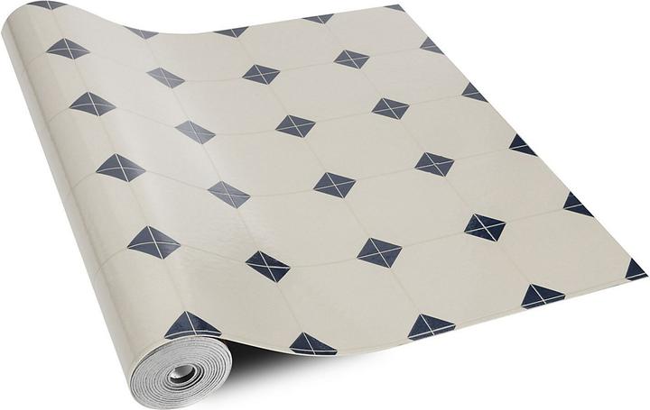 Actual product image Certeo PVC flooring Retrotex Avondale 172l | Polyvinyl chloride | WxL 100 x 250 cm | White |