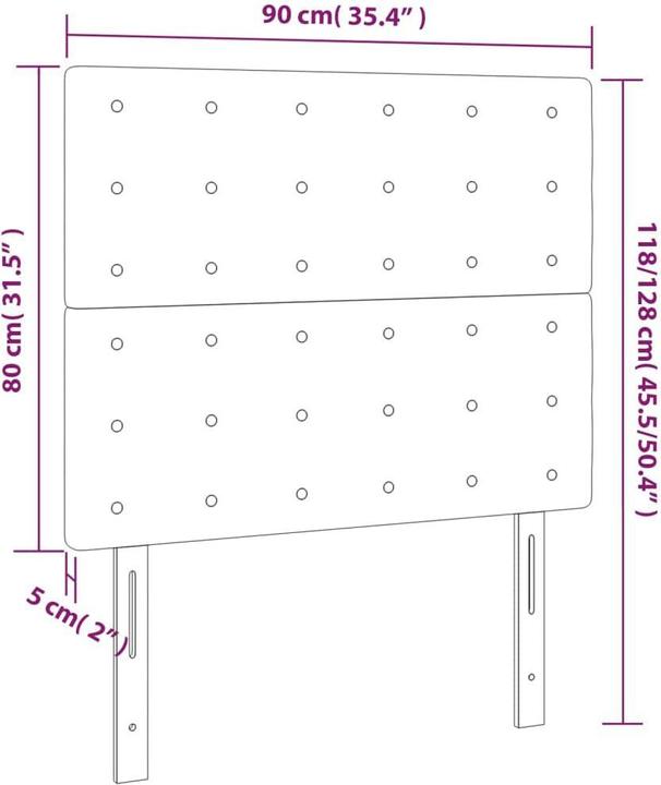 Image du produit VidaXL Kenzie (90 x 5 x 128 cm)
