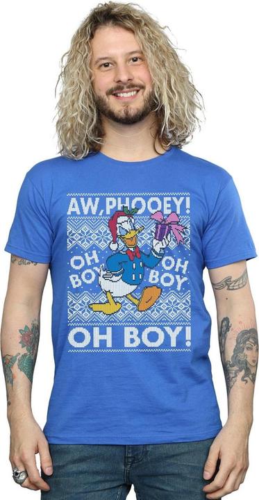 Image du produit Disney - T-shirt DONALD DUCK CHRISTMAS FAIR ISLE - Homme (XXL)