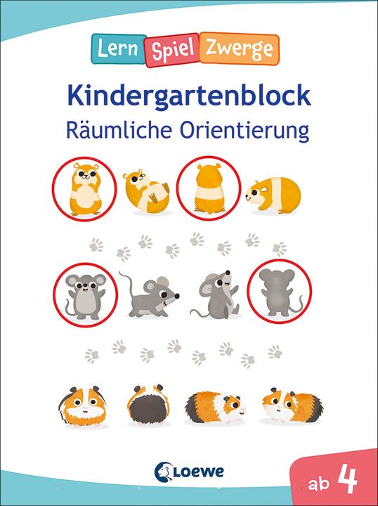 Die neuen LernSpielZwerge - Räumliche Orientierung (Allemand, Loewe Apprendre et deviner, Carmen Eisendle, 2022)