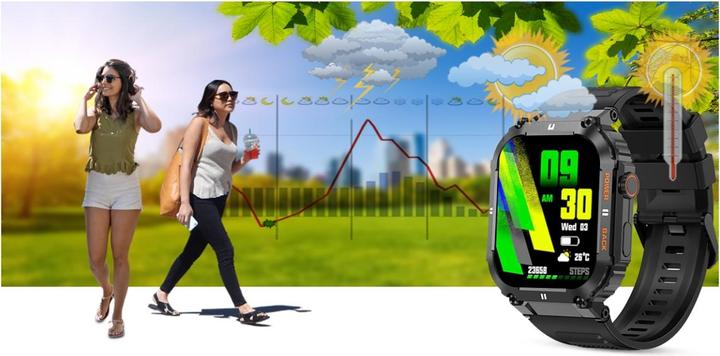 Immagine prodotto Gravity SMARTWATCH MĘSKI GT6-1 - WYKONYWANIE POŁĄCZEŃ, MONITOR SNU (sg020a)