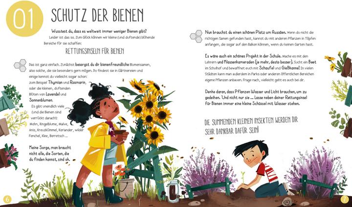 Actual product image 10 Ideen mit denen du die Umwelt schützen kannst (German, Eleonora Fornasari, Claudia Theis-Passaro, Clarissa Corradin, 2022)