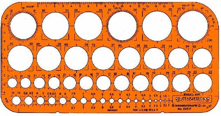 Produktbild Kreis-Schablone (260 mm)