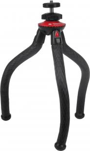 Actual product image Fotopro UFO 2 black/red tripod with phone & GoPro mount (Plastic)
