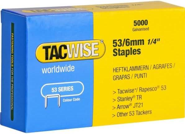 Produktbild Tacwise Heftklammern 53/6 mm, verzinkt, 5.000 Stck (1 x)