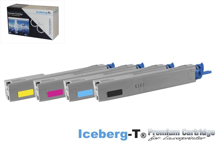 Image du produit Iceberg-T Toner SET OKI C3300 Set avec les quatre couleurs (M, CF, C, Y)
