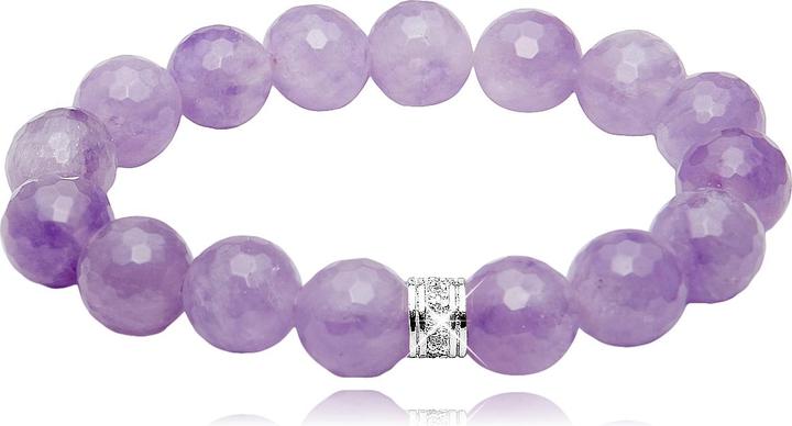 Image du produit Leyda Bracelet Améthyste Quartz (20 cm, Argent 925, Pierres, pierre synetique)