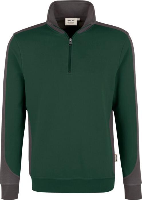 Hakro Zip-Sweatshirt Contrast MIKRALINAR®