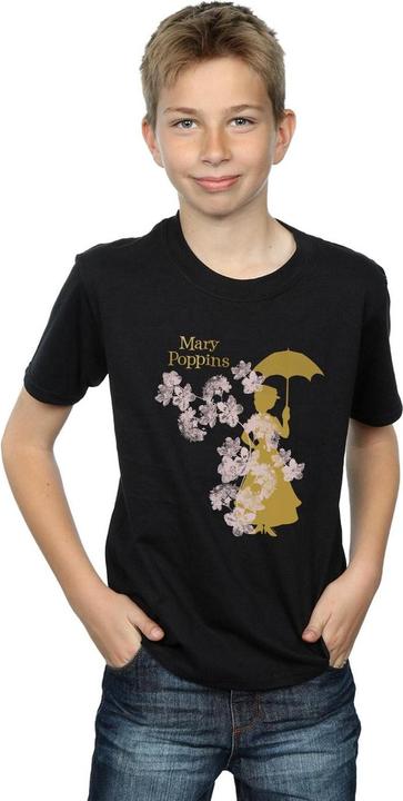 Image du produit Disney - T-shirt MARY POPPINS FLORAL SILHOUETTE - Garçon (140, 146)