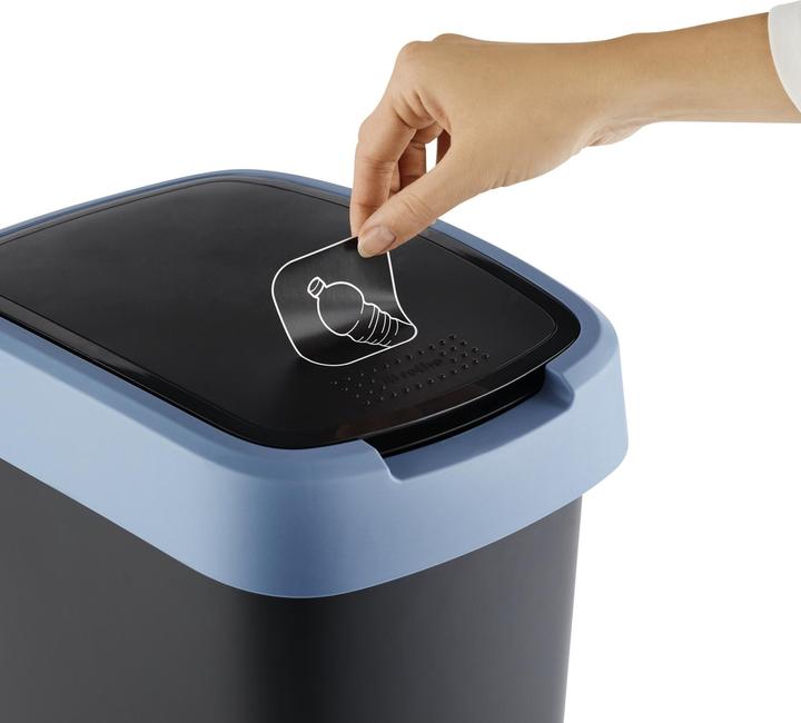 Immagine prodotto Rotho Cestino Twist 25L nero e blu (25 l)