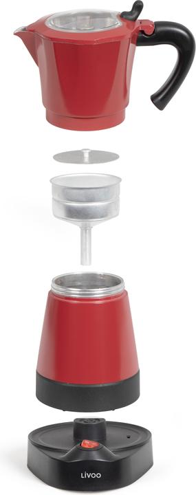 Immagine prodotto Livoo Moka caffettiera elettrica (6 T.)