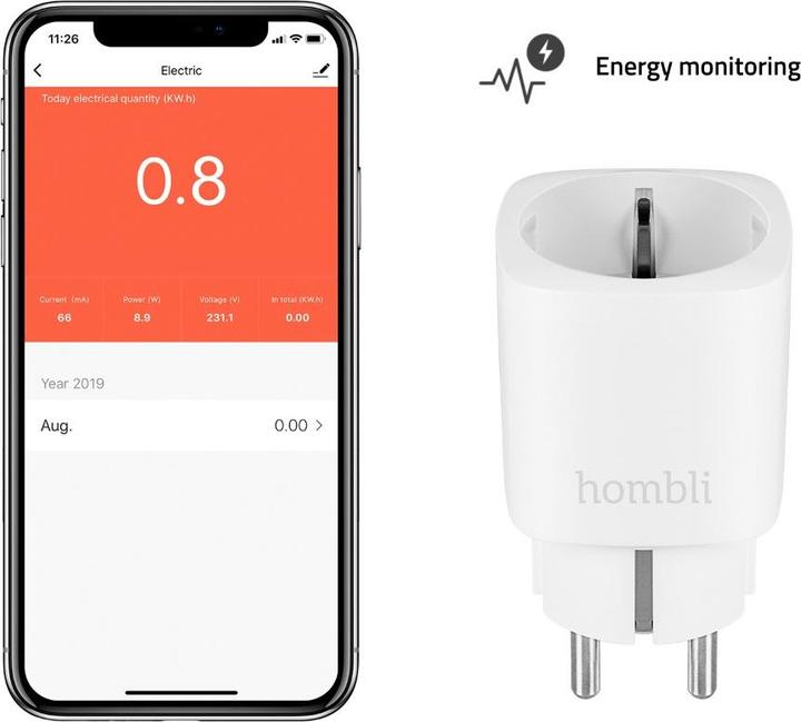 Image du produit Hombli Smart Socket UE- Blanc