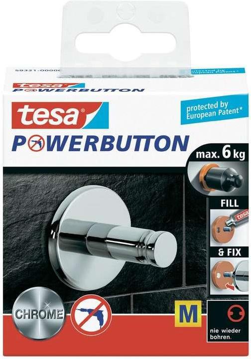 Actual product image tesa Powerbutton Hook Universal medium